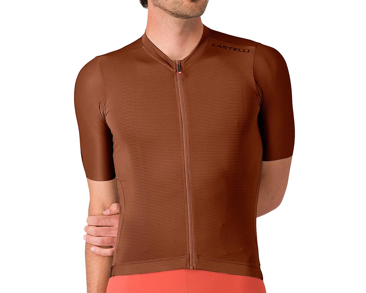 Castelli Espresso 2 Short Sleeve Jersey (Deep Mocha) (S)